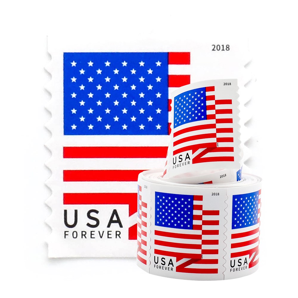 2018 U.S Flag Forever Stamps Roll 1000pcs
