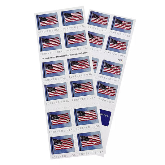 2019 U.S Flag Forever Stamps Booklet 1000pcs